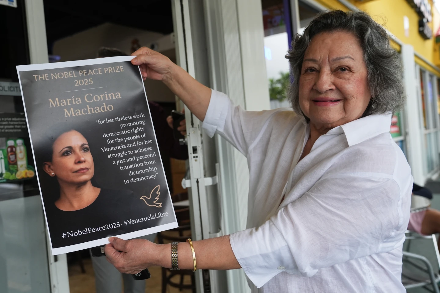 Bittersweet Celebration in 'Little Venezuela' After Nobel Win for Machado Amid Deportation Fears