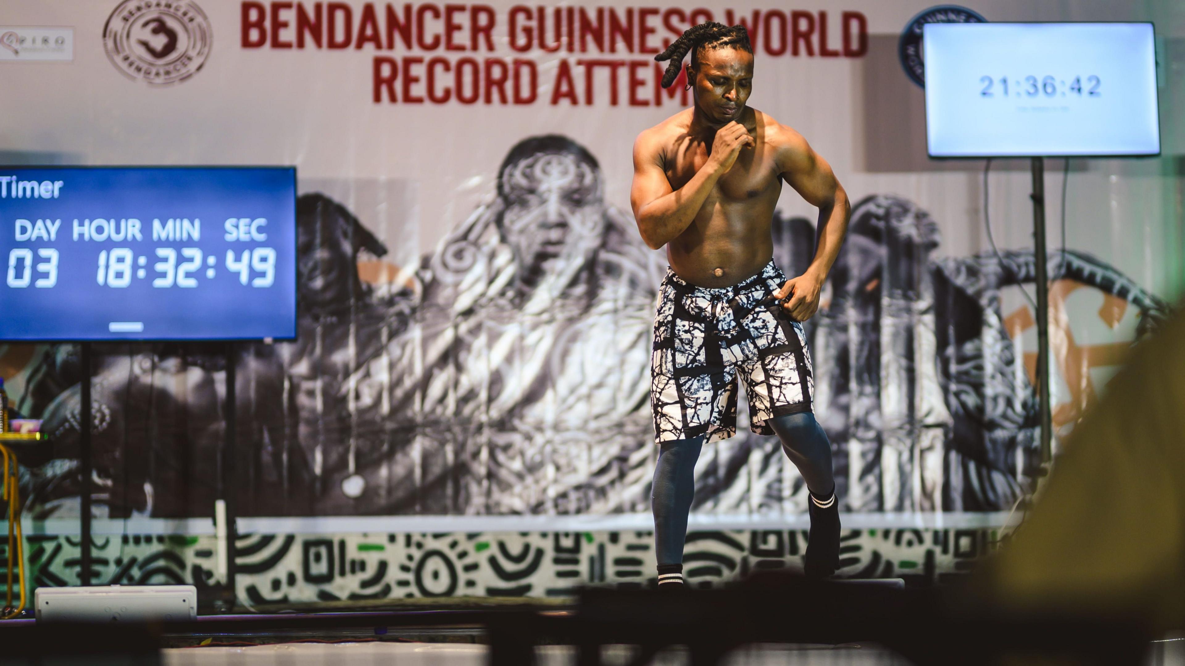 Nigerian Dancer Ben Dancer Pursues 168‑Hour World Record at Lagos Freedom Park