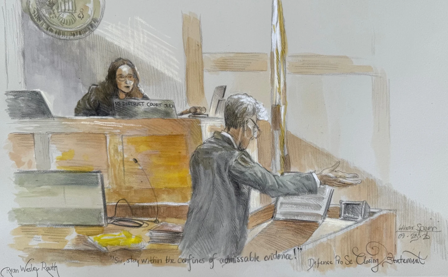 Attempted Assassin of Donald Trump Induces Chaos in Courtroom After Conviction