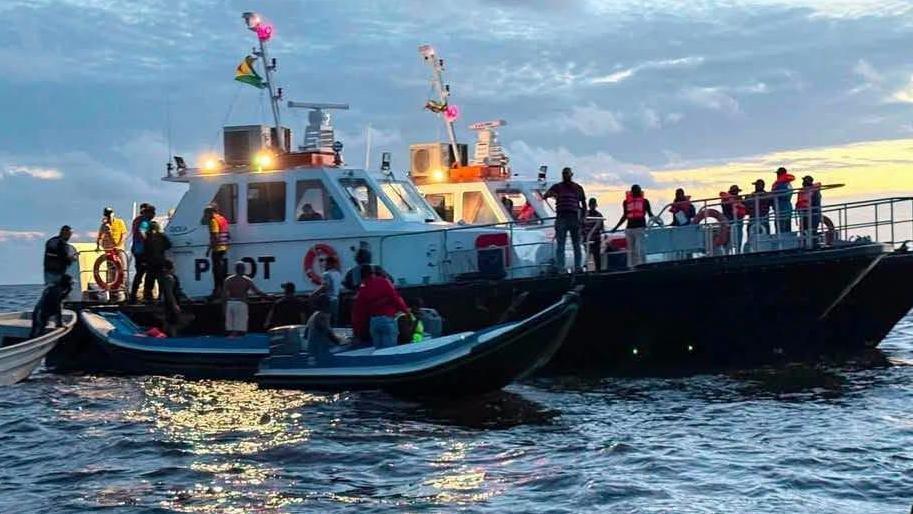 Ferry Capsizes Off Guyana Coast, 133 Passengers and Crew on Board