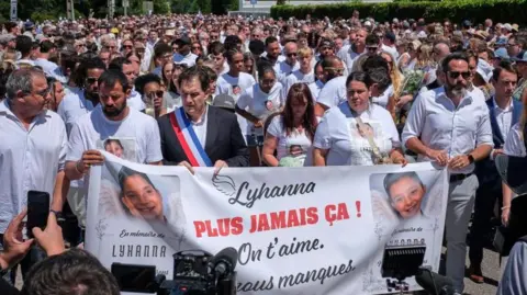 French town buries murdered child as police failings spark national outrage