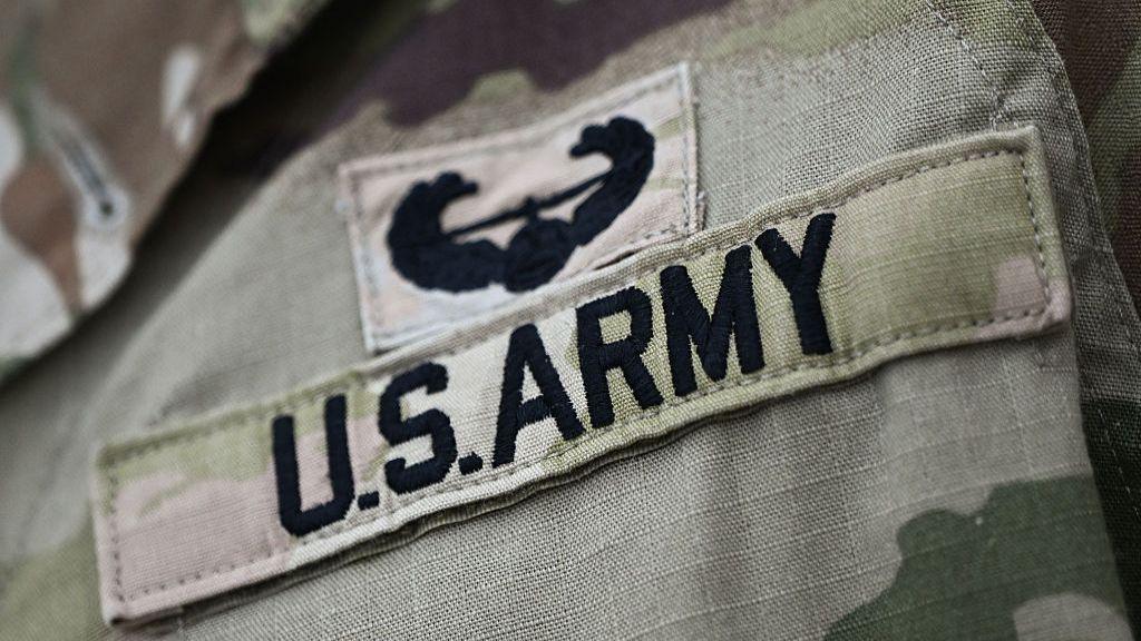 US soldiers in fatigues