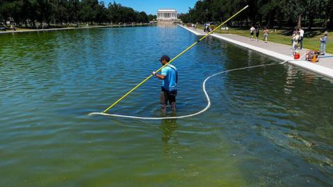 Olympian Dies Claim He Was Wrongly Charged Over Reflecting Pool Damage