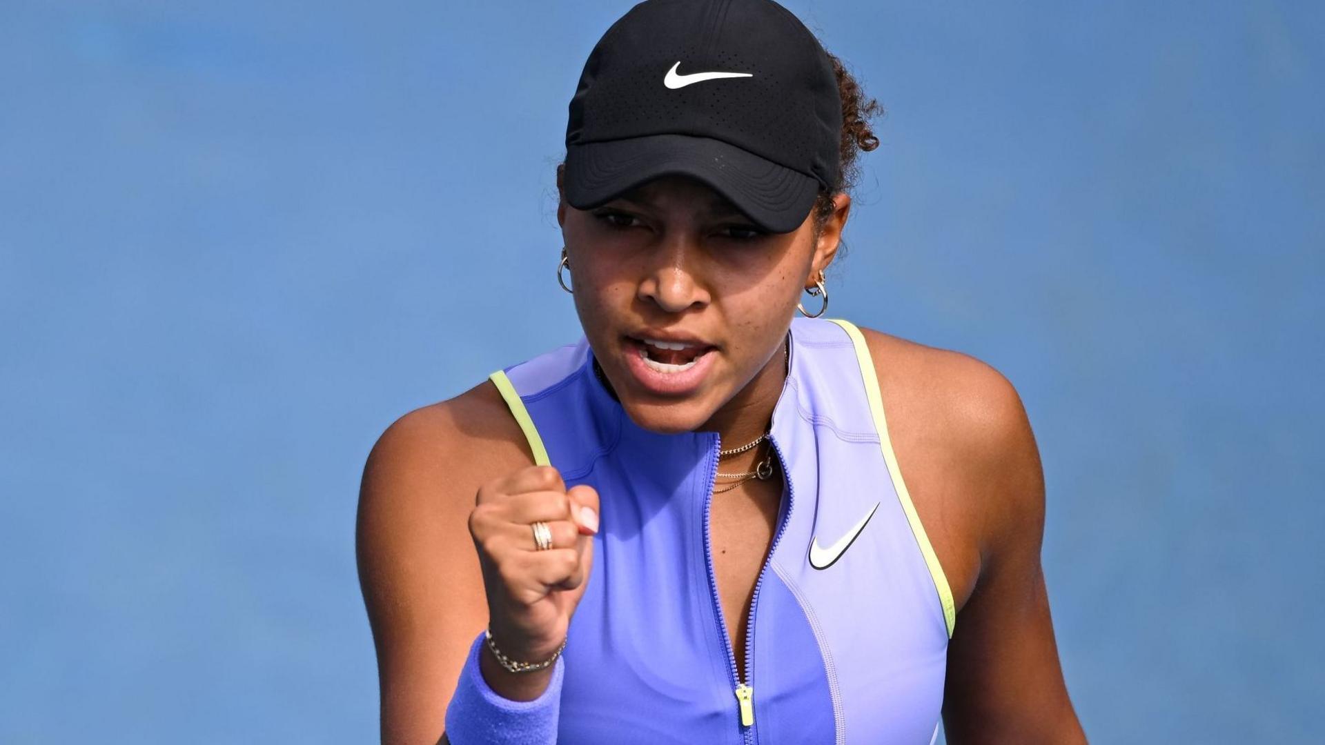 From a film set to the US Open: Thea Frodin follows Serena into the big league