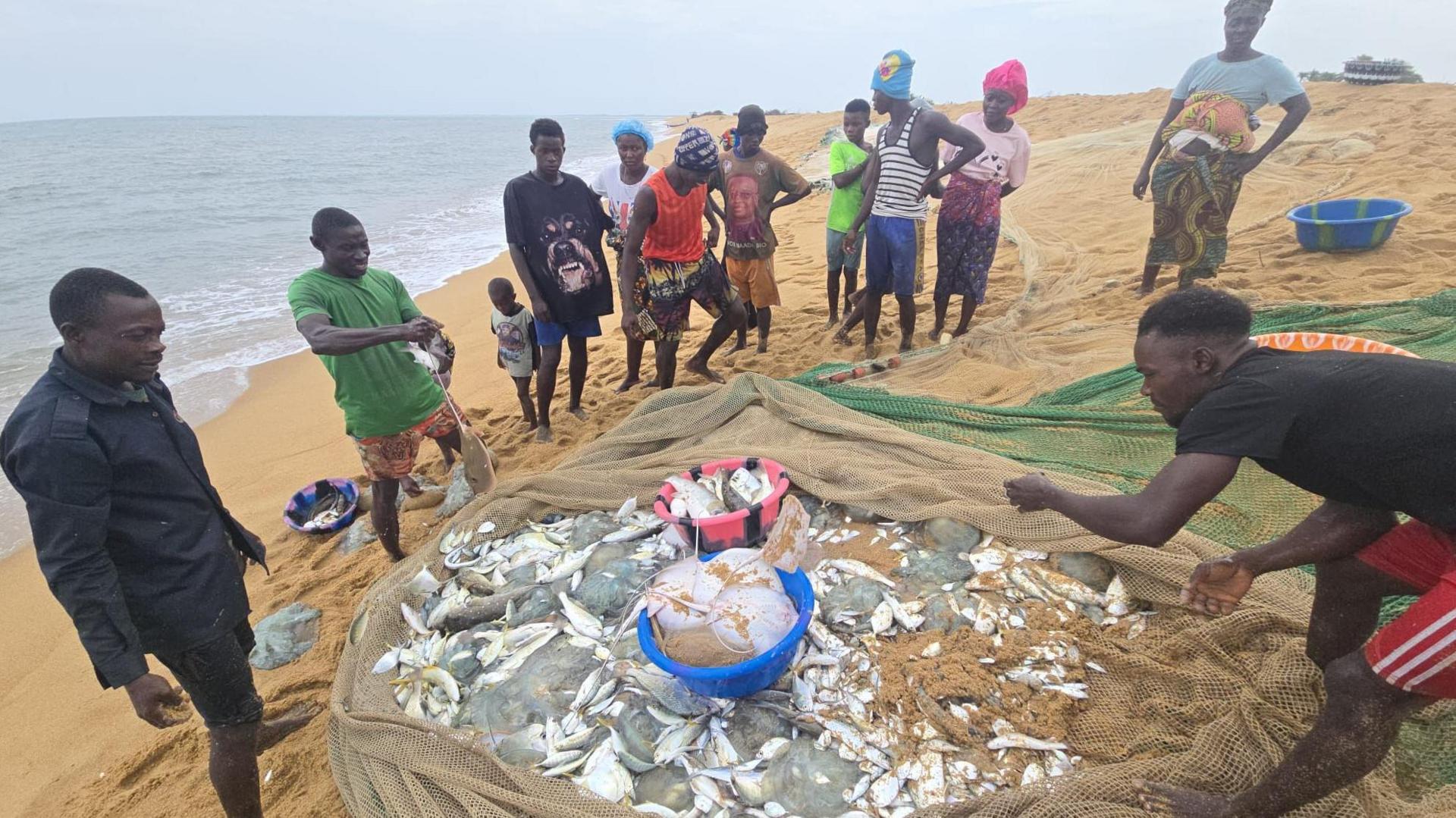 African fishermen blame Chinese trawlers for shrinking catches