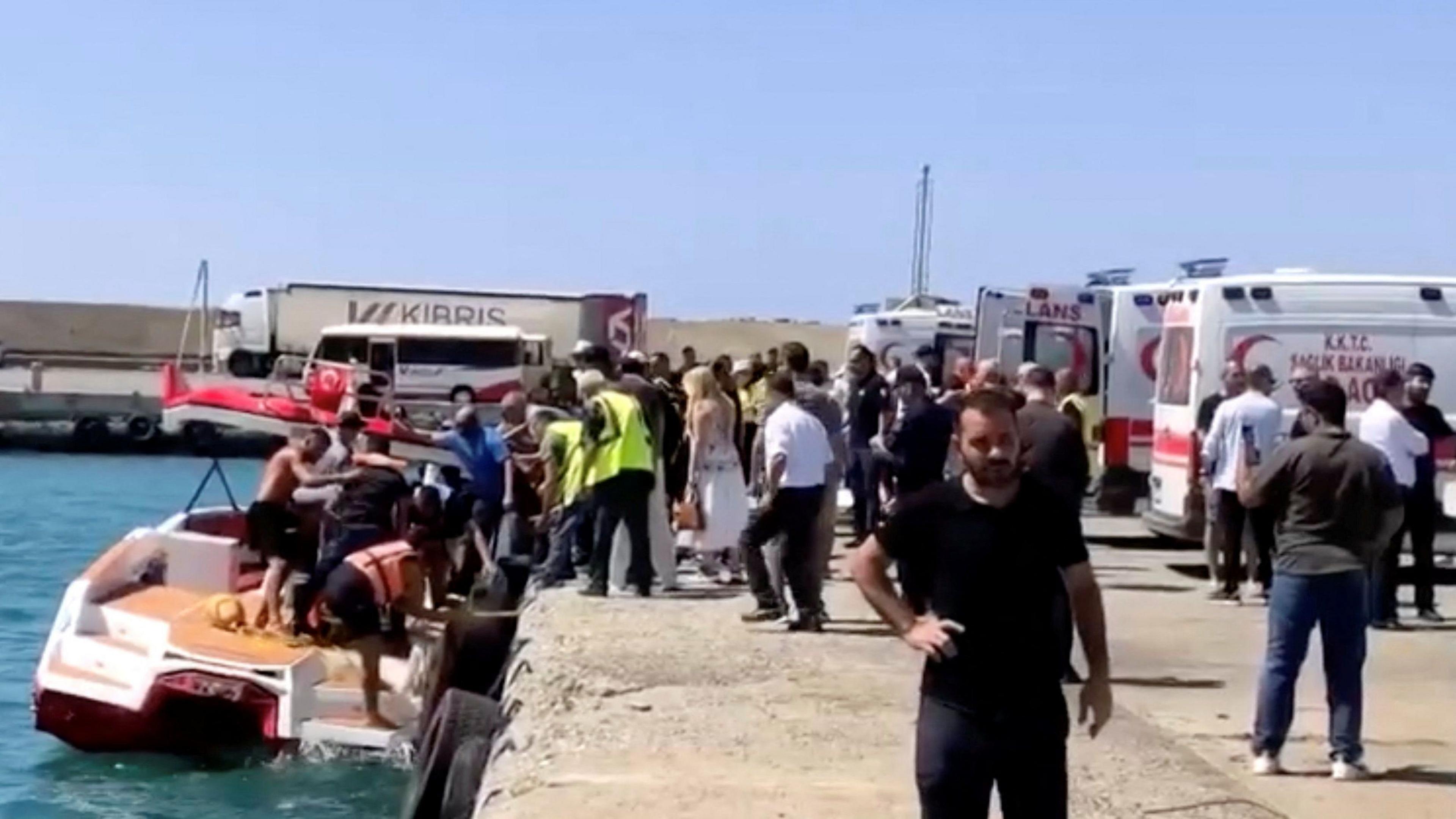 Northern Cyprus Passenger Boat Capsizes Off Kyrenia, 159 of 270 Survivors Reached
