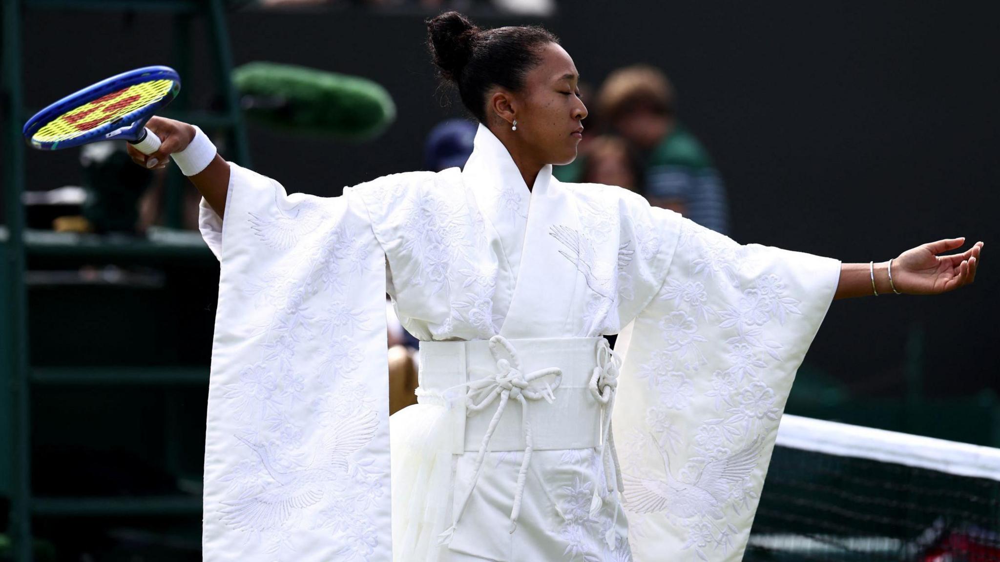 Naomi Osaka Debuts Full‑Length Kimono at Wimbledon, Honoring Japan