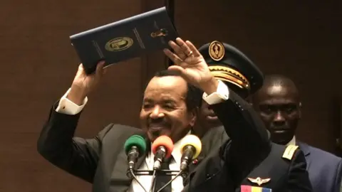 Paul Biya Sworn in for Eighth Term as World's Oldest President Amid Protests in Cameroon