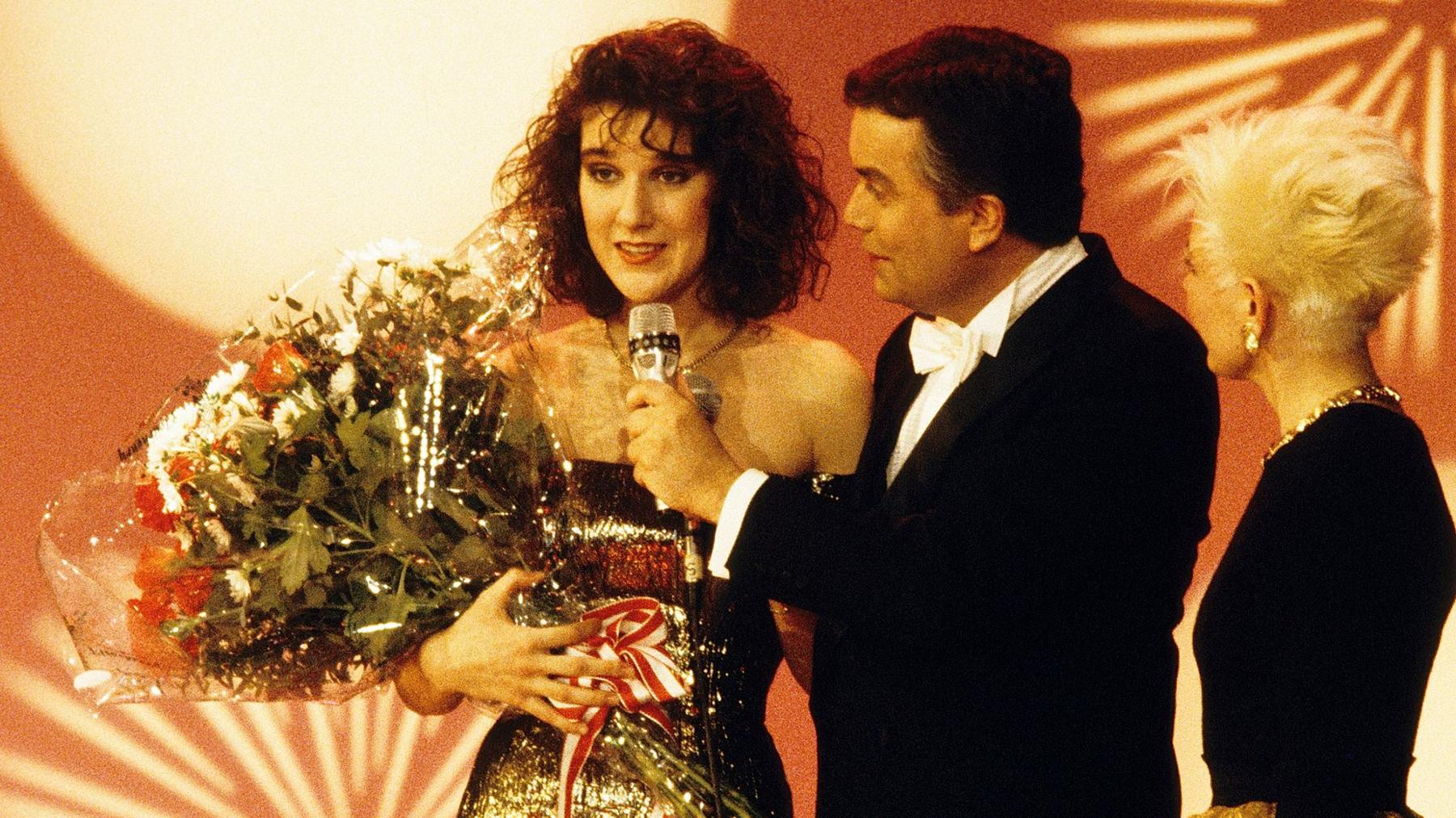 Celine Dion in 1988 Eurovision contest