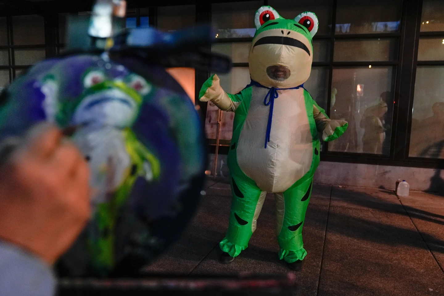 Costumed Protesters Bring Humor to Serious Issues in Portland