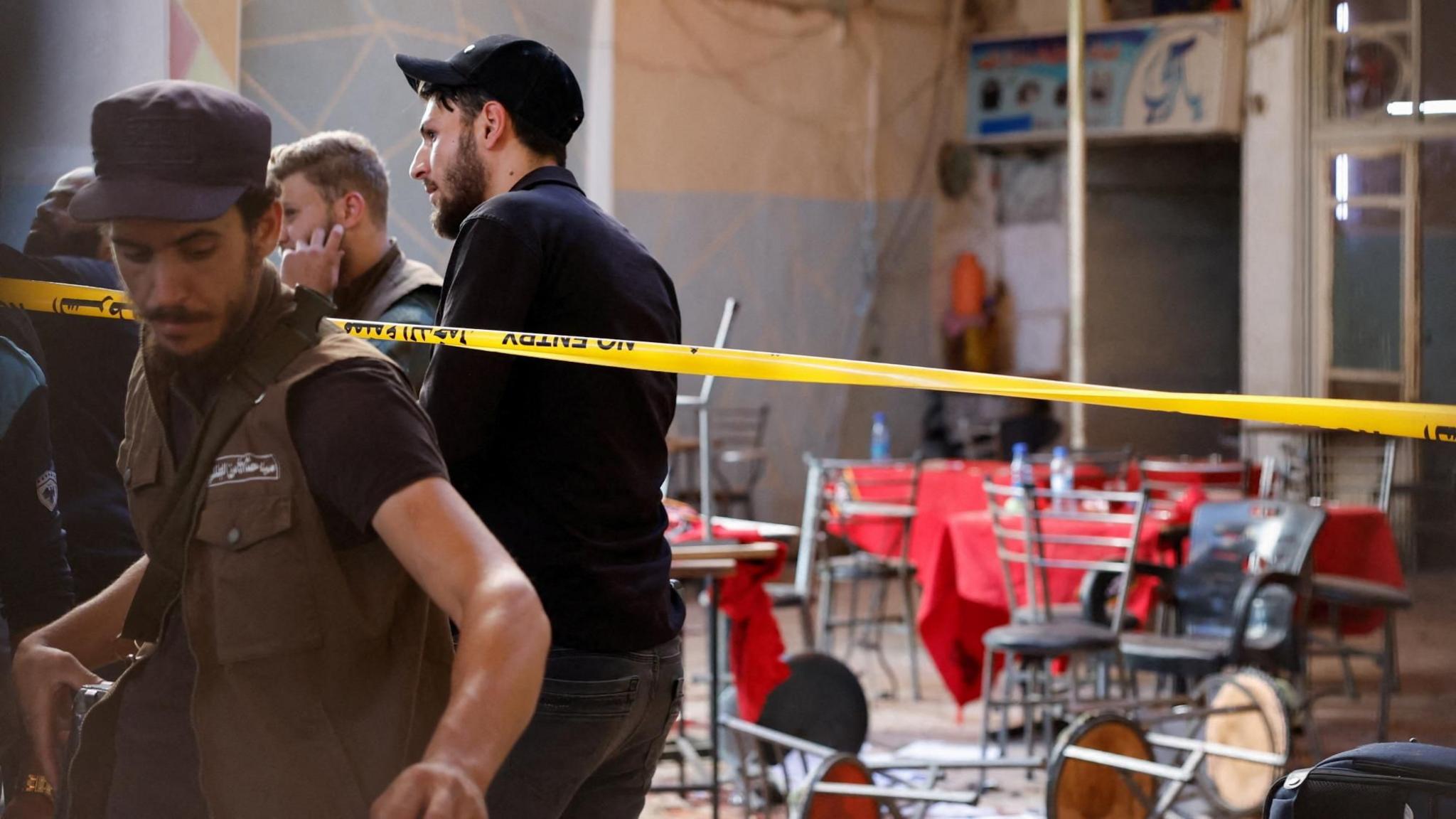 Six Killed in Bomb Blast at Damascus Café, Syrian Media Report