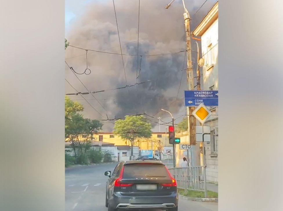 Ukrainian Drone and Missile Assault Strikes Novorossiysk, Damaging Grain Terminals and Naval Base