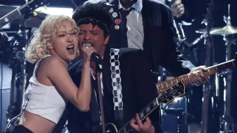 Rosé and Bruno Mars Ignite 2026 Grammy Awards with Electrifying Performance