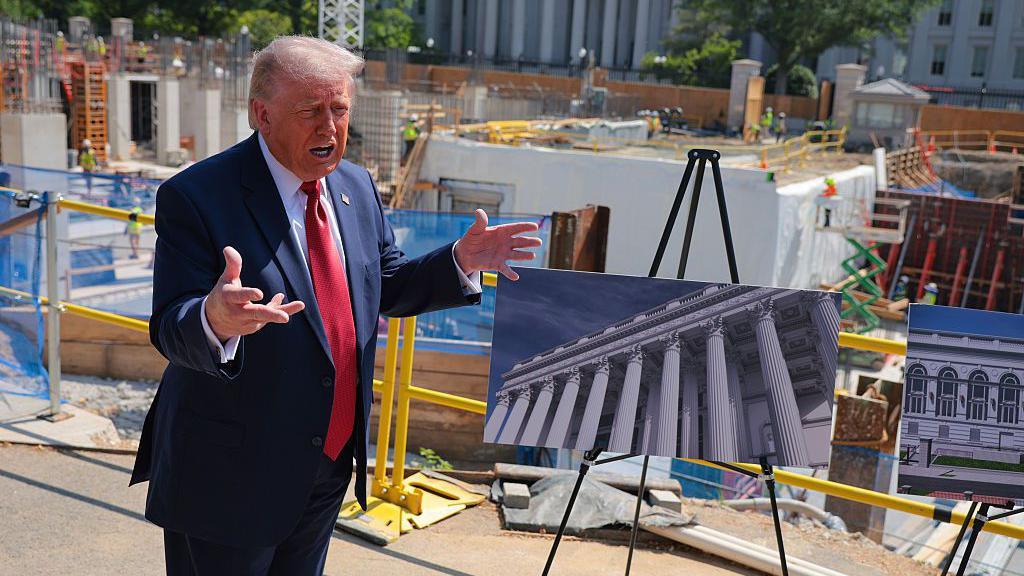 Trump Appeals to Supreme Court to Keep White House Ballroom Underway