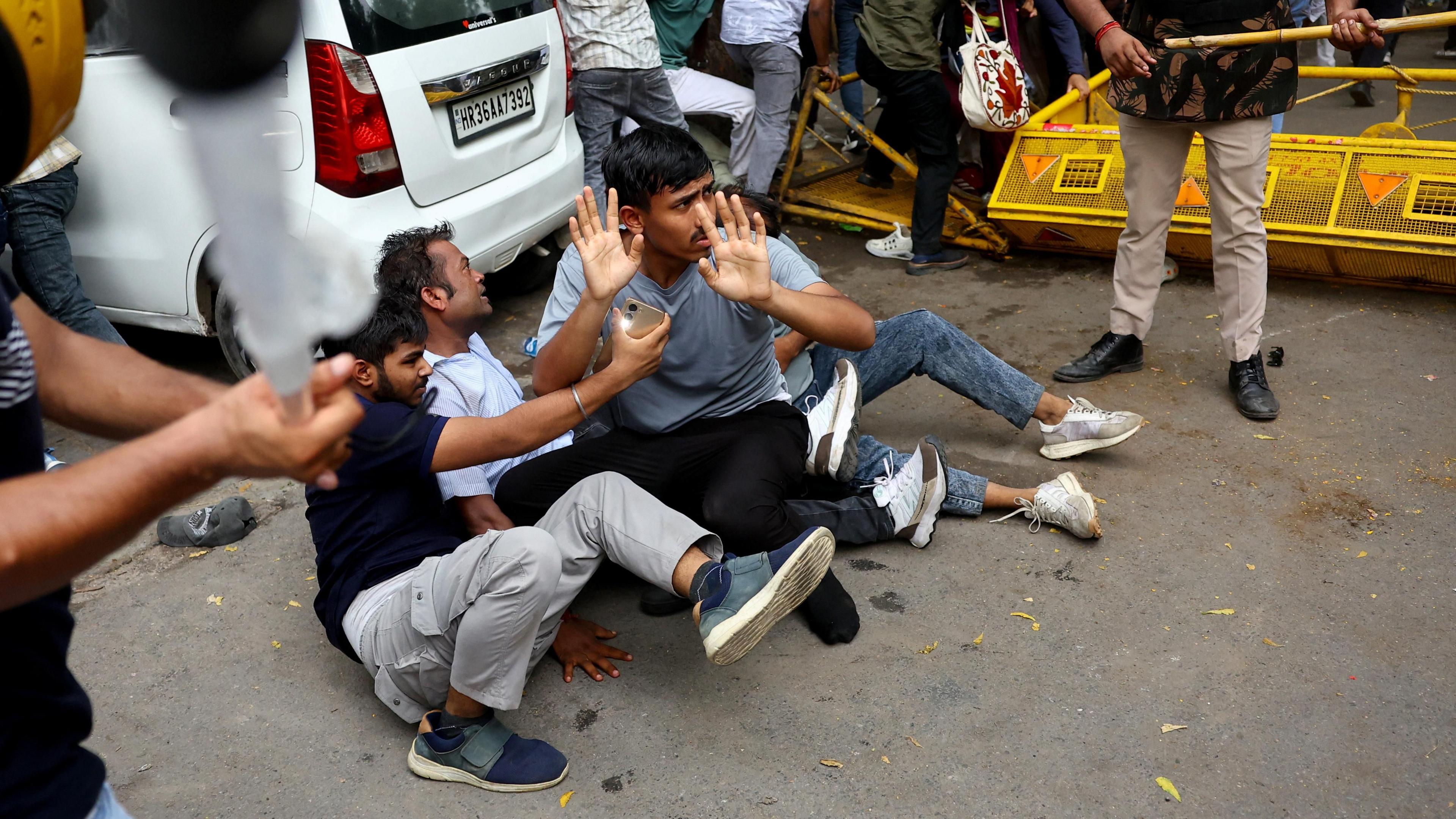 Protest in Delhi: Youth Demand Education Minister’s Resignation Over NEET Leak